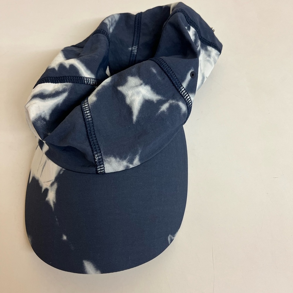Navy and White Lululemon Cap